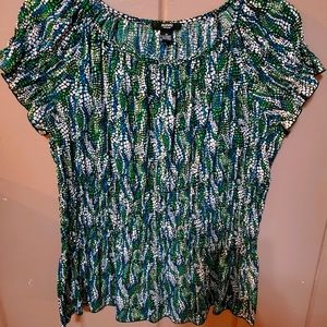 ALFANI - smocked waist top